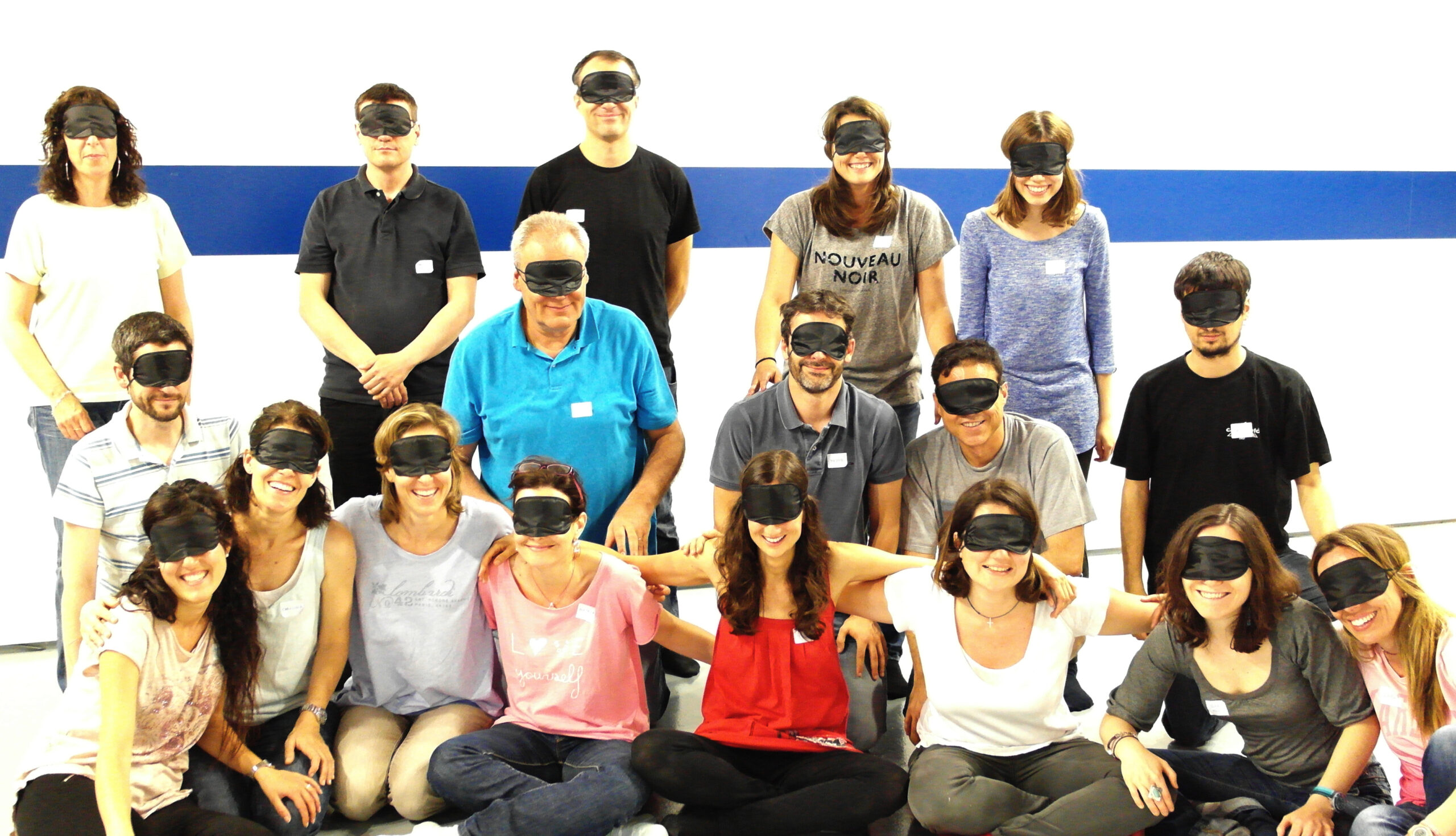 equipo teambuilding a ciegas