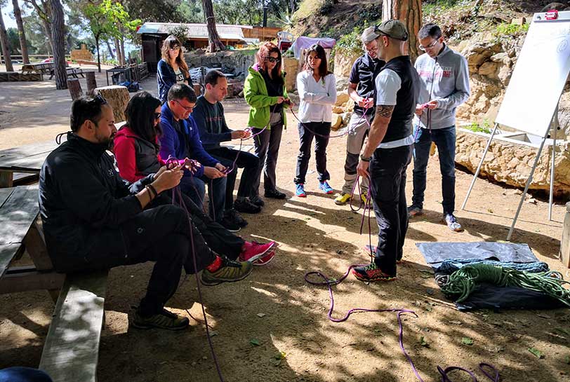 Team building en Barcelona - Aventura en la montaña